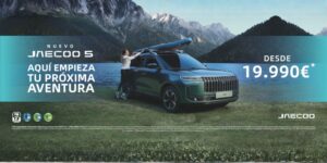 Imagen del nuevo Jaecoo 5 y los datos de la oferta de lanzamiento en Tumasa Huesca y Monzón desde 19.990€